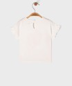 Tee-shirt manches courtes avec motif et volants bébé fille[MISSING]